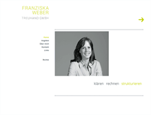 Tablet Screenshot of franziskaweber.ch